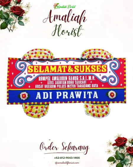 Papan Bunga Ucapan Selamat Muko Muko